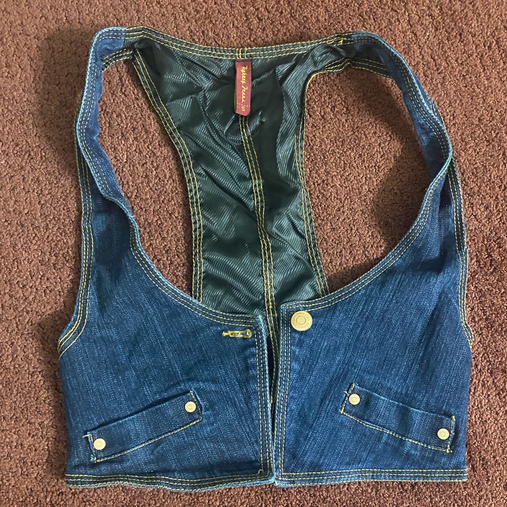 denim vest
